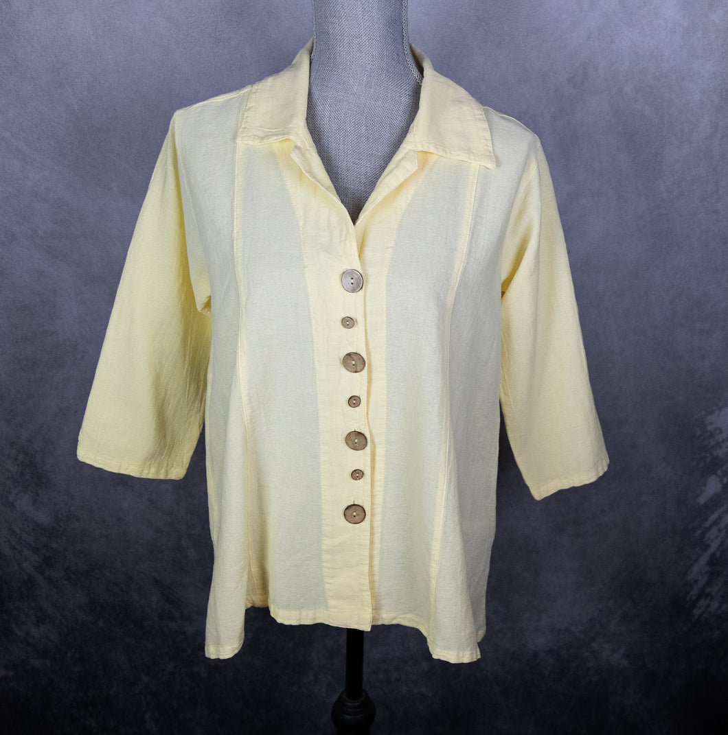 Novelty Button Blouse