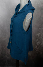 Load image into Gallery viewer, Feather Waffle Hooded Vest
