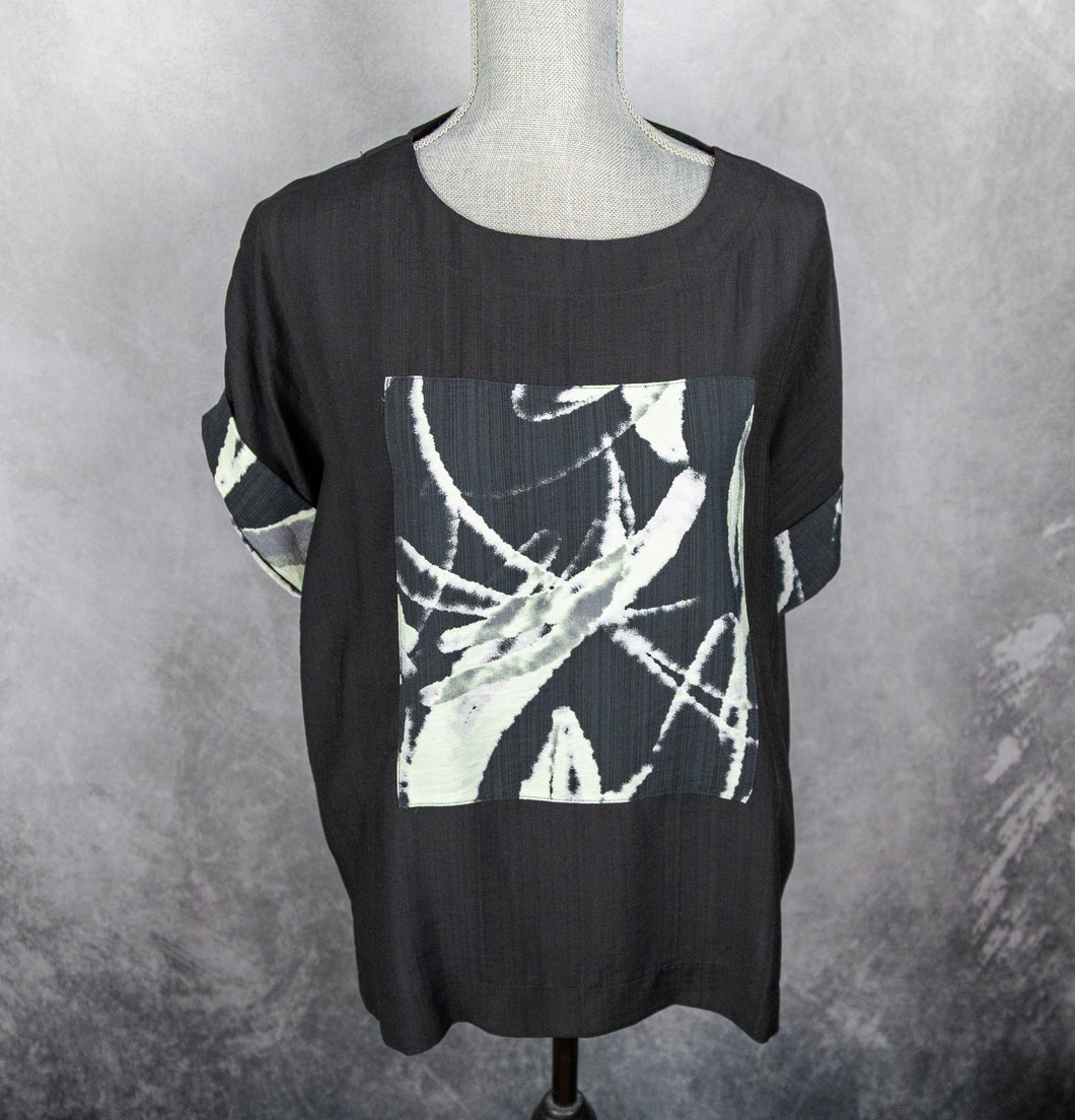 Boxy Print Tee