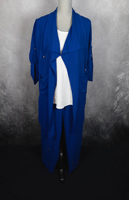 Drawstring Cardigan Jacket