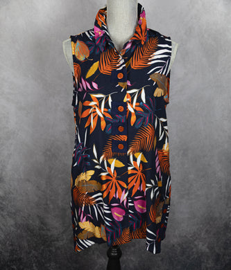 Palm Print Top