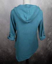Load image into Gallery viewer, Feather Waffle Hooded Pullover