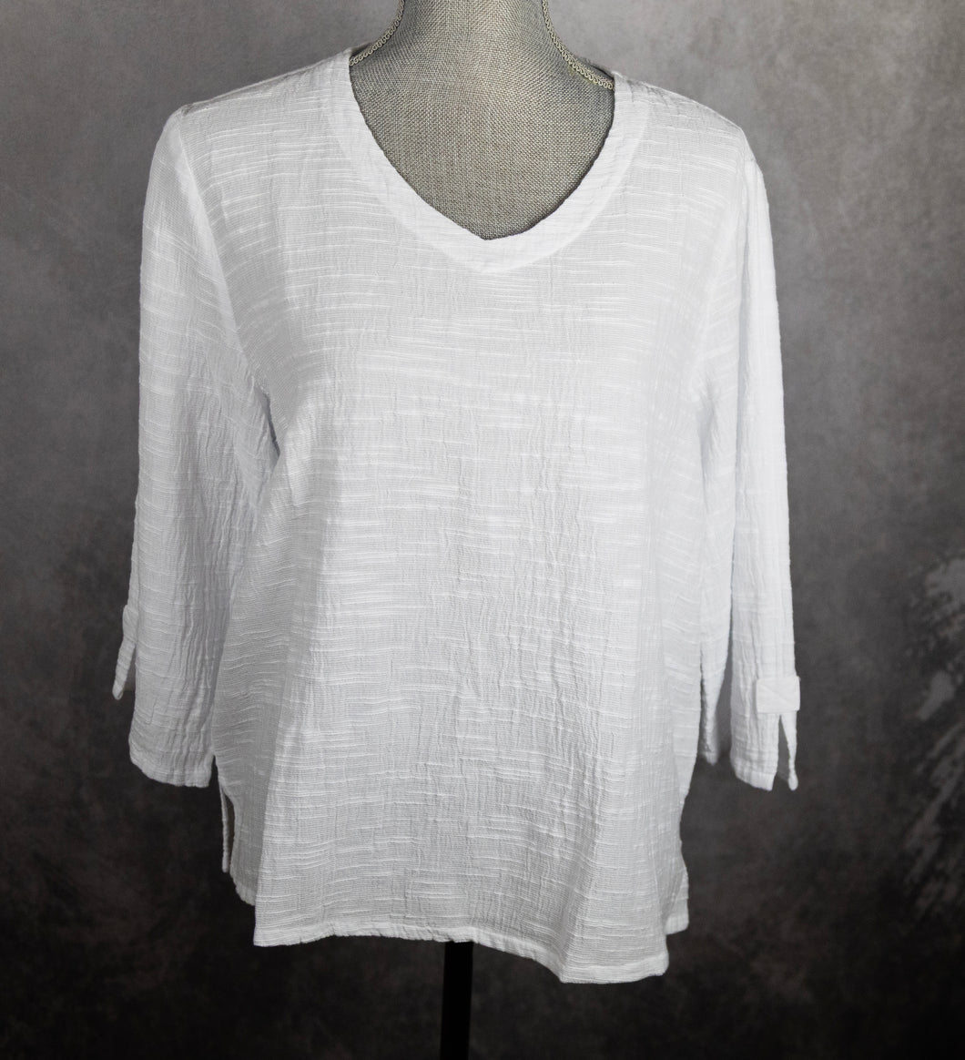 Textured Cotton Top