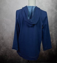 Load image into Gallery viewer, Stretch Cotton Denim Look Hooded Jacket