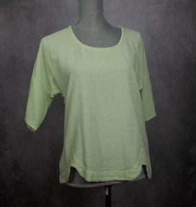 Oh My Gauze!  Scallop Top