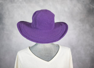 Crochet Cotton Wide Brim Hat