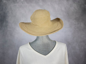 Crochet Cotton Wide Brim Hat