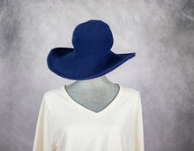 Load image into Gallery viewer, Crochet Cotton Wide Brim Hat