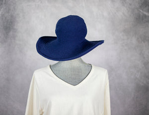 Crochet Cotton Wide Brim Hat