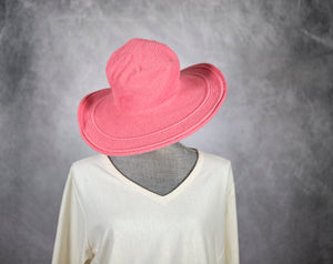 Crochet Cotton Wide Brim Hat