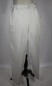 Wrinkle Resistent Linen Tapered Leg Pant