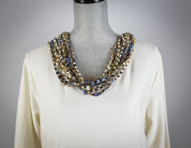 Traditional Ribbon Scarf - Necklace